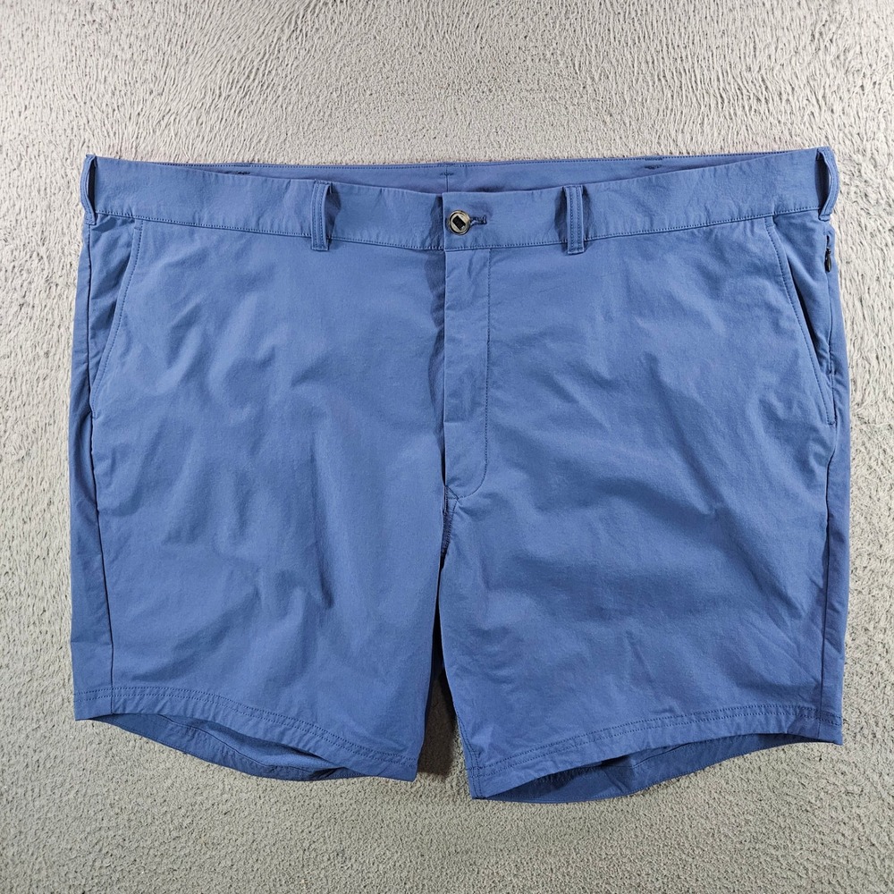Bonobos Mens Performance Shorts Blue 7 Inch Inseam Size 48 Stretch Activewear